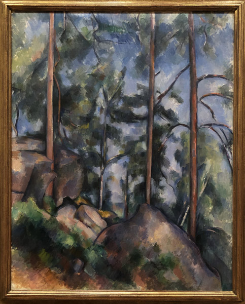 Paul Czanne, Pine and Rocks (Fontainebleau?), ca 1897