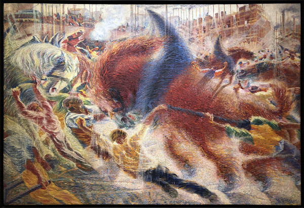 Umberto Boccioni, The City Rises, 1910