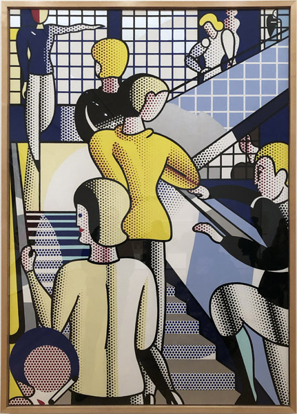 Roy Lichtenstein, Bauhaus Stairway, 1988