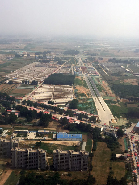 Henan, Zhengzhou airport arrival, China