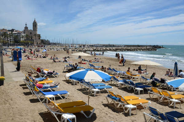 Platja de la Ribera, Sitges