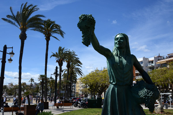 The Girl of the Malvasia, Parc de la Ribera, Sitges