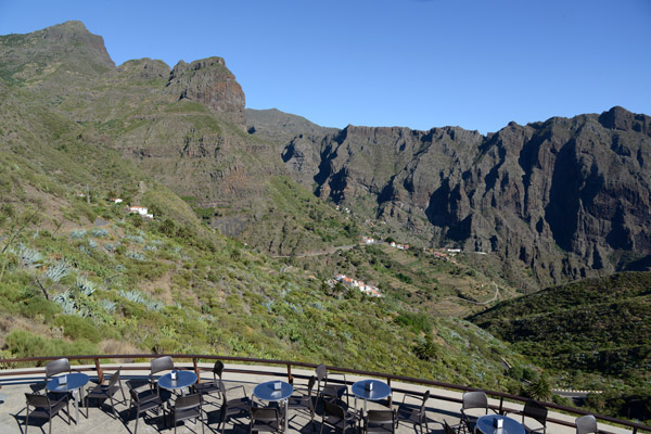 Caf terrace, Mirador La Cruz de Hilda, Masca