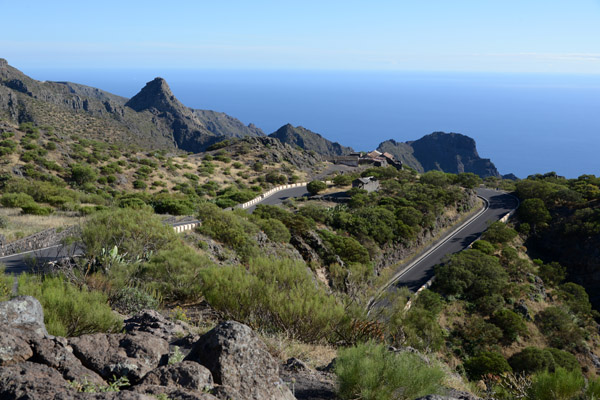 Hairpin Bend on T-436 from Masca to Santiago del Teide