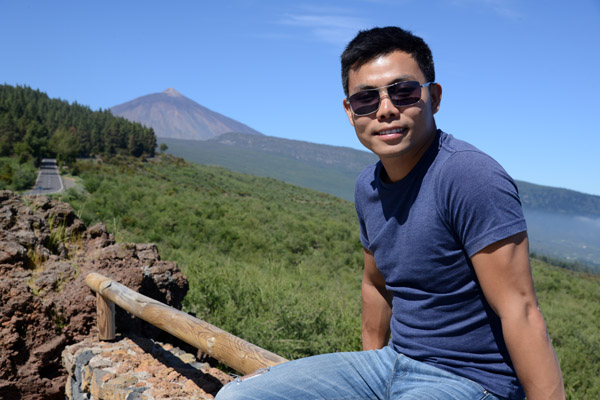 Max, Mirador de La Bermeja, Parque Nacional del Teide