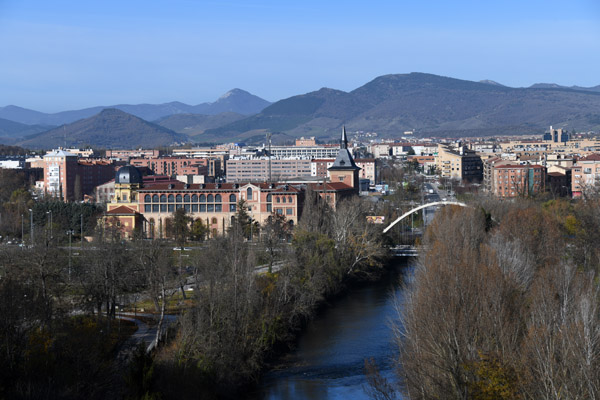Rio Arga, from the Portal Nuevo, Pamplona
