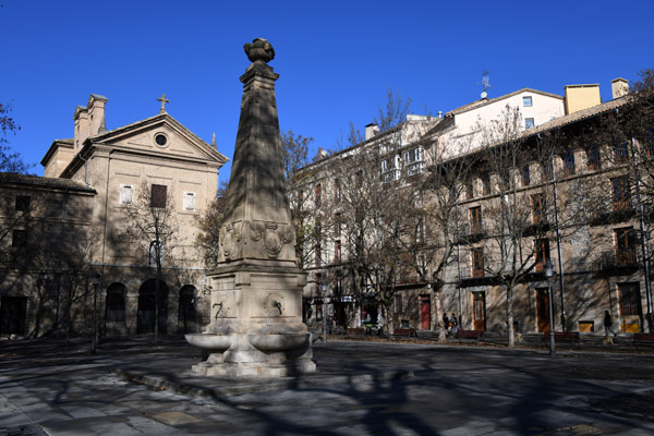 Plaza Recoletas in front of the Baslica de Las Agustinas Recoletas, Pamplona