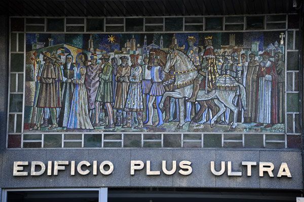 Mosaic of a Royal Procession, Edificio Plus Ultra, Pamplona