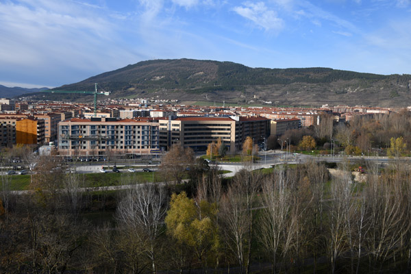 Pamplona - Arrotxapea from behind the Royal Archives