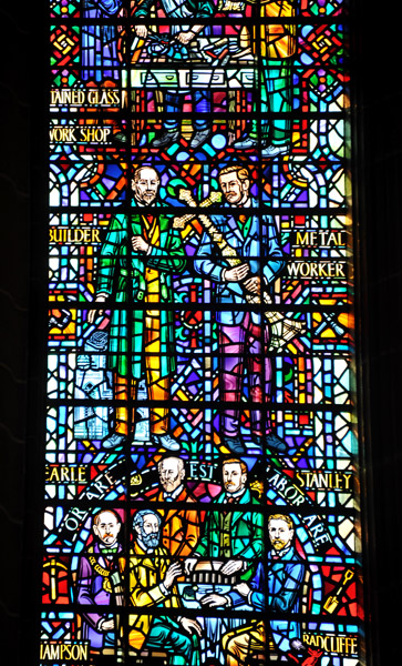 Stained Glass, Builders of Liverpool Cathedral