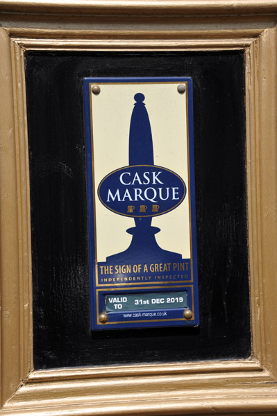 Cask Marque, sign of a Great Pint