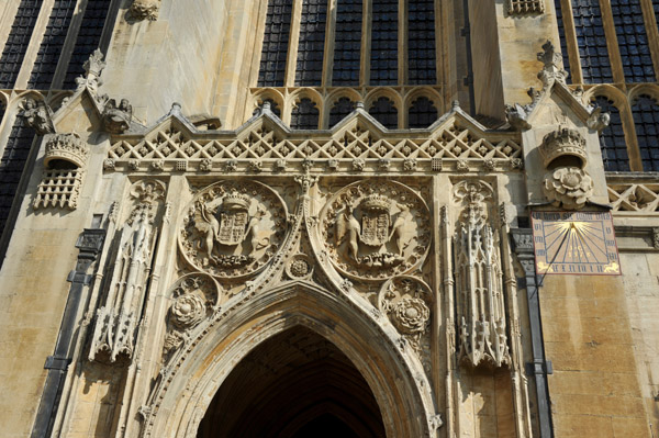 Entrance to Kings Chapel from the Front Court, Kings College