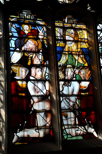 Stained glass, War Memorial Chapel, King's College