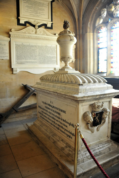 Marquiss of Blandford John Churchill Tomb, King's Chapel