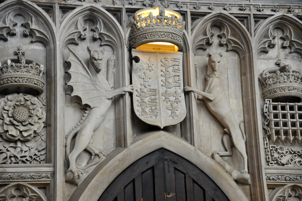 Tudor coat-of-arms, King Henry VII, King's Chapel