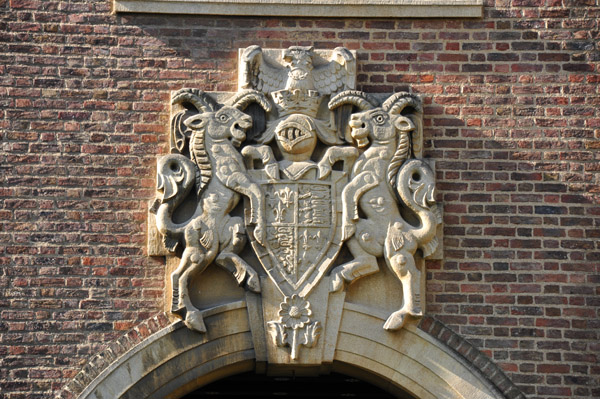 Coat-of-Arms of St. John's College, founded by Margaret Beaufort, mother of King Henry VII