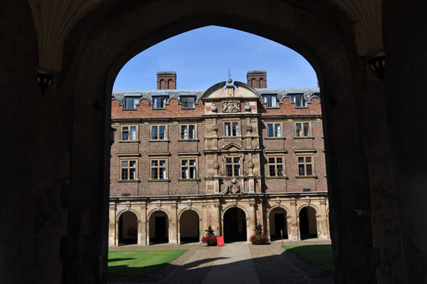Through the Shrewsbury Tower leading to the Third Court, St. John's College