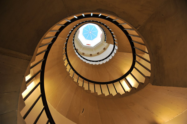 Spiral staircase in one of the modern buildings of St. John's College