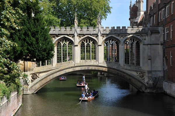 Bridge of Sighs from the Kitchen Bridge, St. John's College