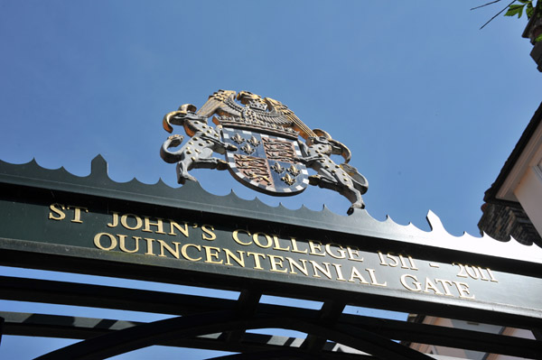 St. John's College Quicentennial Gate 1511-2011