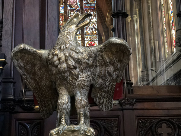 Eagle Lectern, the symbol of St. John, St. John's College