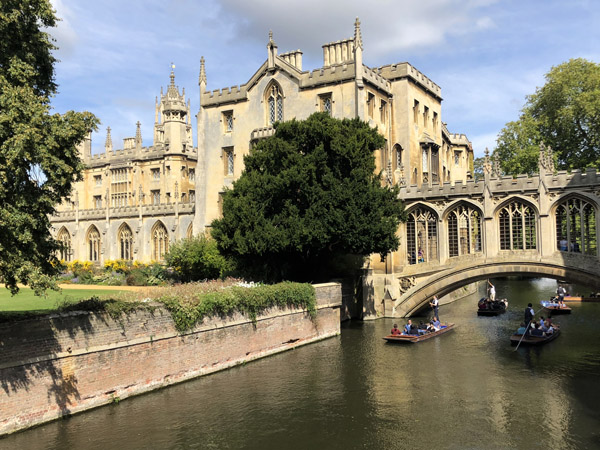 River Cam and the New Court from the Kitchen Bridge, St. John's College