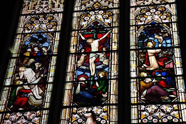 Stained Glass, Queens' College Chapel, Cambridge University