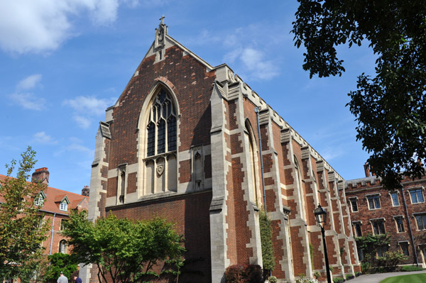 Queens' College Chapel, Walnut Tree Court, Cambridge University