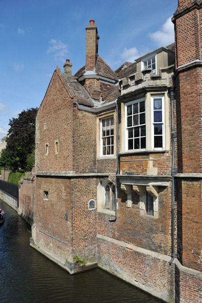 West Range of Cloister Court on the River Cam