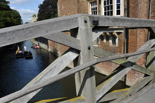 The Mathematical Bridge is said to have been designed by Sir Isaac Newton