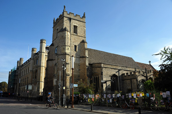 St Botolph's Church tower was added in the 15th C.