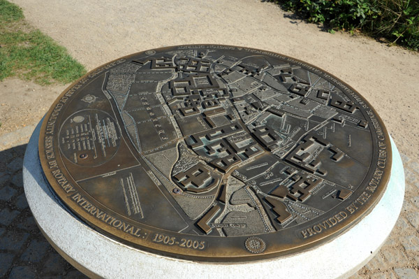 Rotary Club map of Cambridge University