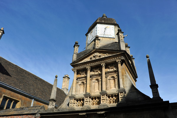 Gate of Honour from Seanate House Passage, Gonville & Caius College