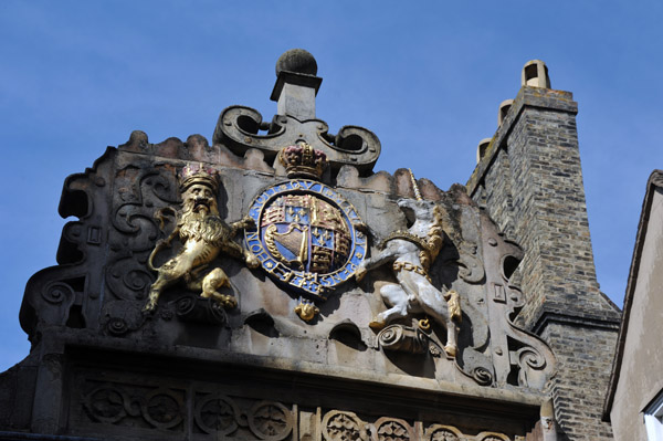 Royal Coat of Arms, Trinity Lane, Cambridge University