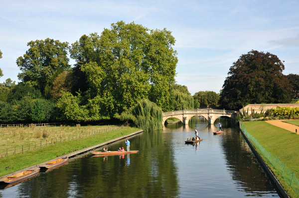 River Cam from the King's College Bridge to the Clare College Bridge