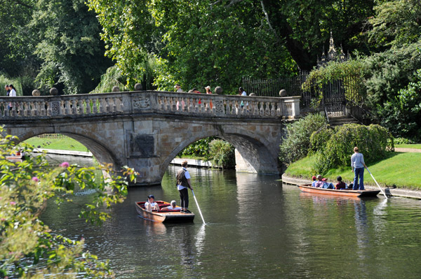 Clare College Bridge, River Cam, from Garret Hostel Lane Bridge