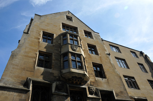 Bodley's Court, King's College, from the River Cam