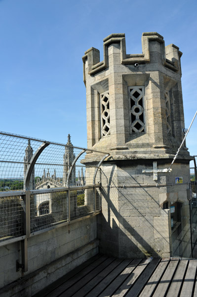 Turret atop Great St. Mary's 
