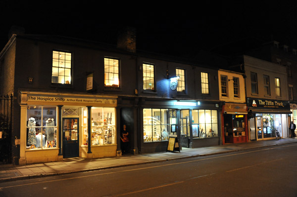 Regent Street at night, Cambridge