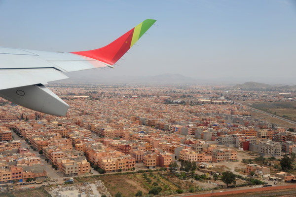 Departing Marrakech for Lisbon
