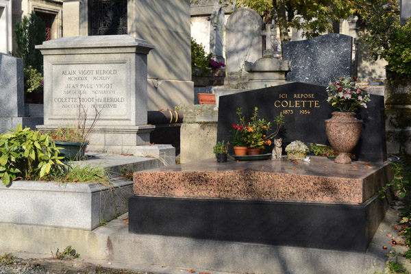Père Lachaise - Ici repose Colette (1873-1954), French writer nominated for the 1948 Nobel Prize in Literature