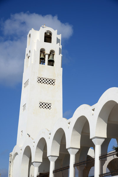 Tower of the Orthodox Cathedral, Fira, Santorini