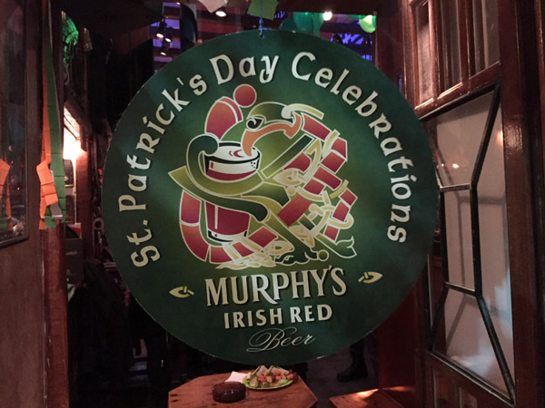 Murphy's Irish Bar, St. Patrick's Day 2016