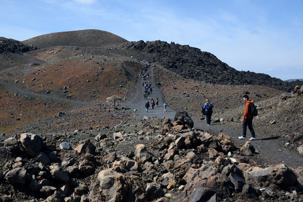 The summit of the volcano Tholos Naftilos, 114m (374 ft), Nea Kameni