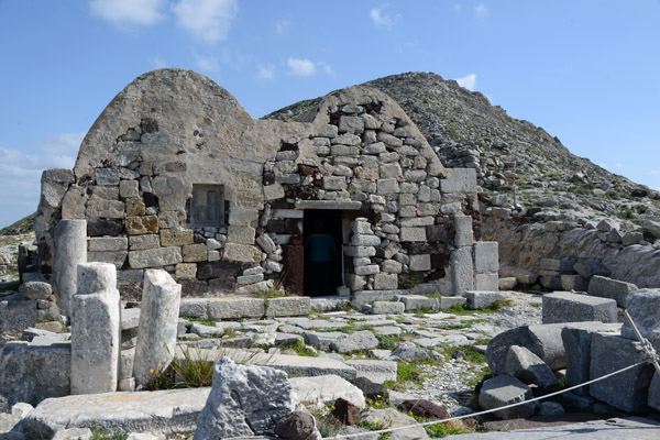 Church of Agios Stefanos, built on the ruins of a mid-6th C. church, Ancient Thera