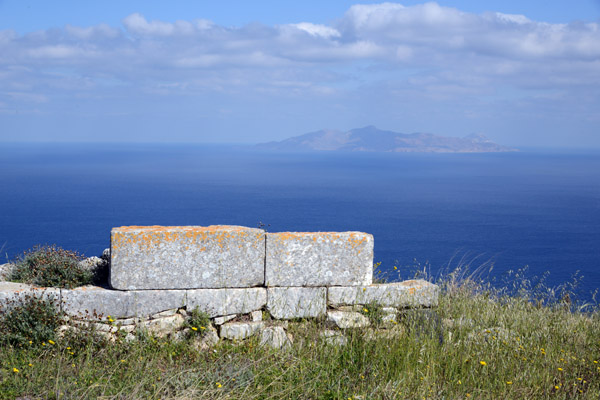Top of the theater of Ancient Thera