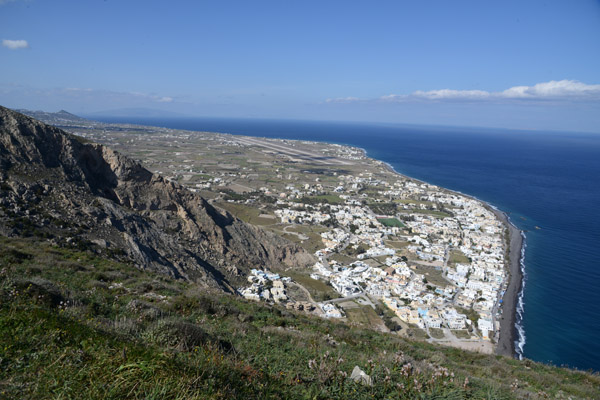 East Coast of Santorini from Ancient Thera