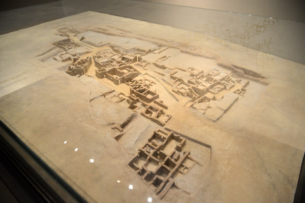 Layout of the Prehistoric town of Akrotiri 