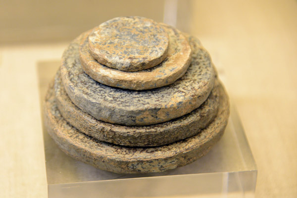 Lead balance weights, Late Cycladic Period, 17th C. BC