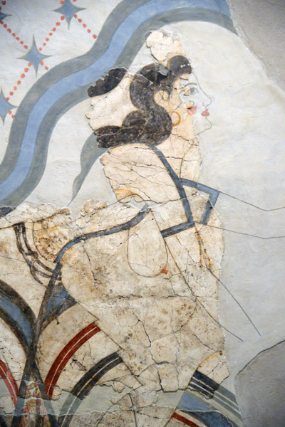 Minoan Lady Fresco, Akrotiri